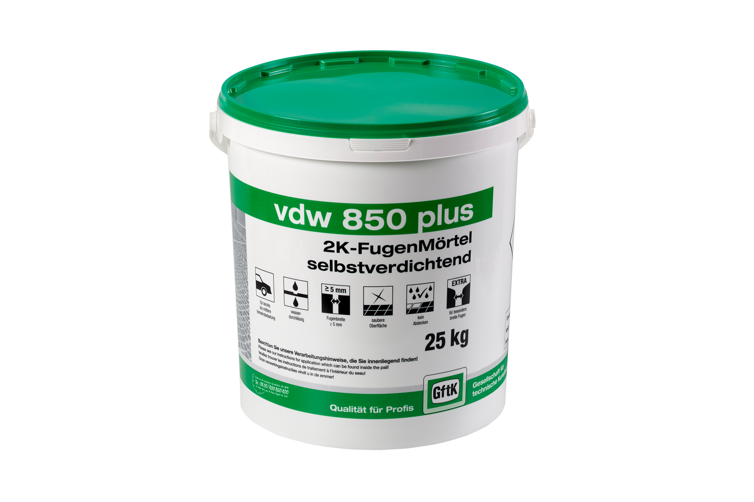 VDW 850 Plus 2K Fugenmörtel