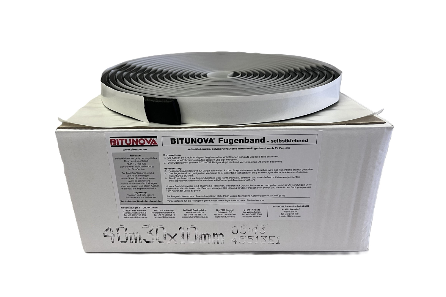 BITUNOVA® Fugenband selbstklebend