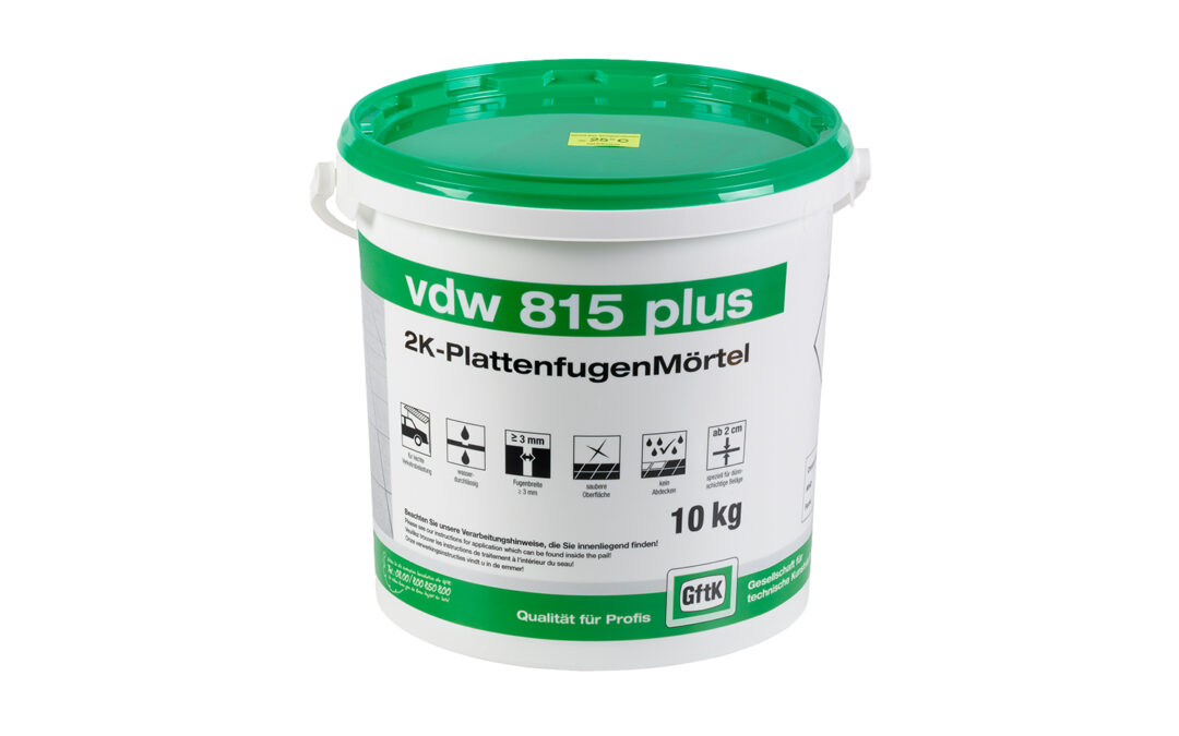 VDW 815 PLUS 2K-PlattenFugenmörtel