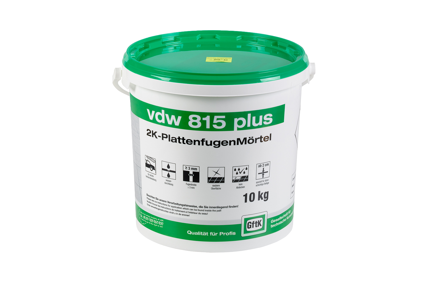 VDW 815 PLUS 2K-PlattenFugenmörtel